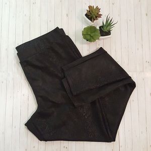 MIXIT | Faux Leather Snake Skin Leggings